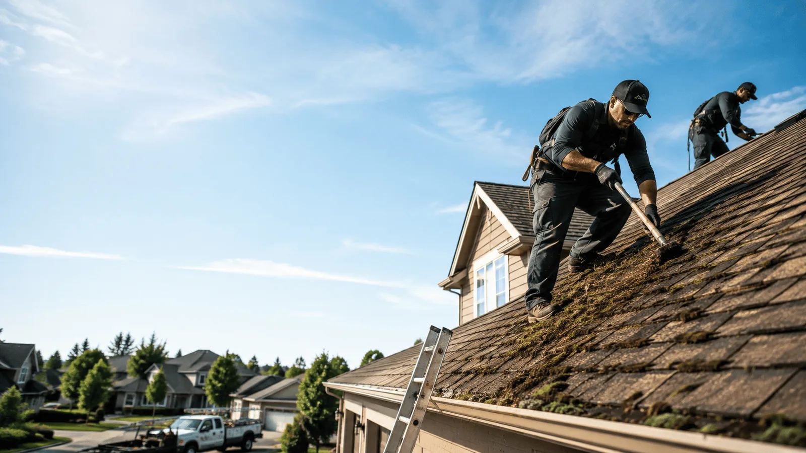 Roof Moss Removal in Alvin, IL near me